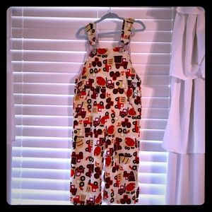 Kellys Kids Size 2t Tractor Corduroy Overalls
